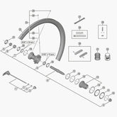 Shimano Wh-R9200-C36-Tu-R Right Hand Spoke 278 Mm Wheel Spares